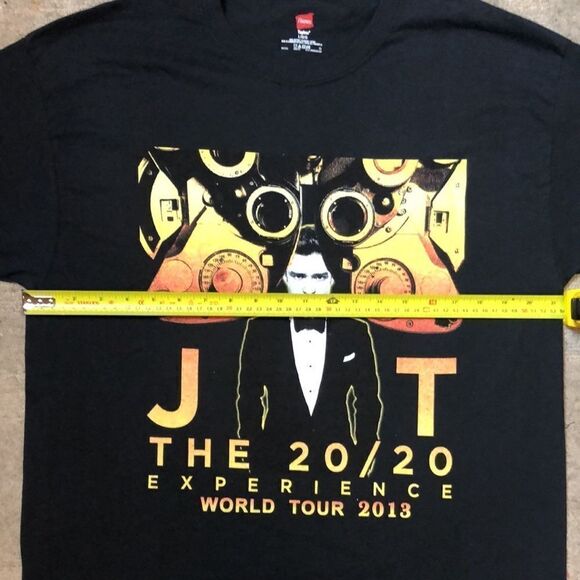 Justin Timberlake Concert T-Shirt | The 20/20 Experience World Tour 2013 - Picture 2 of 8